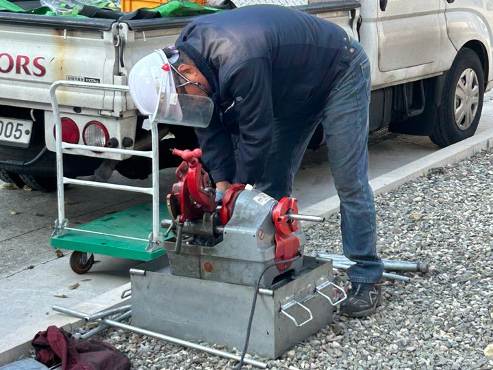 전자식 포인트센서 누액감지기(YHSP-SAR) 배선 결선 작업