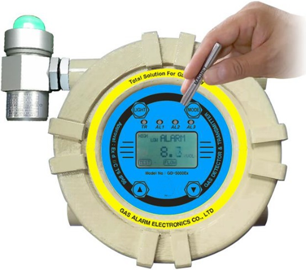 방폭형 흡입식 가연성 가스감지기 GD-5100Ex-FL 제품