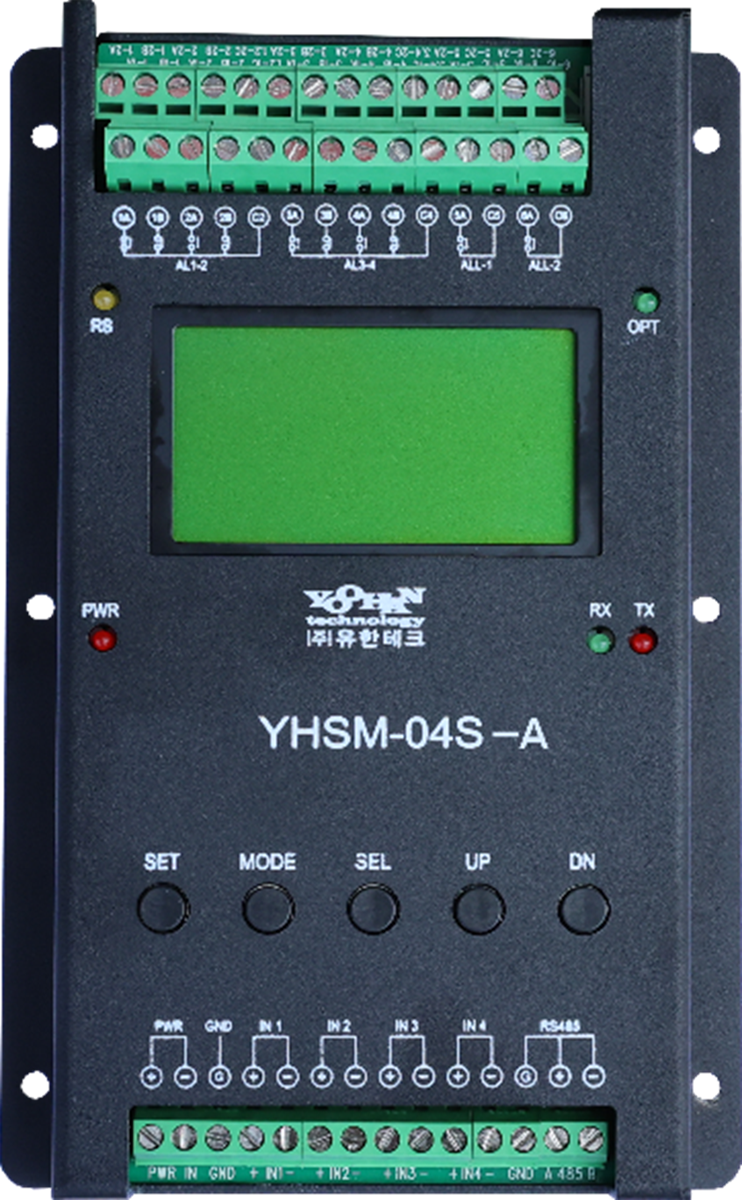 유한테크 YHSM-04S-A [4채널 유기용제·오일 통합 제어 모듈]