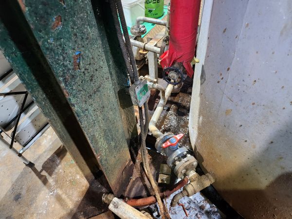 구형 필름식 누액감지기 노후화 상태 3