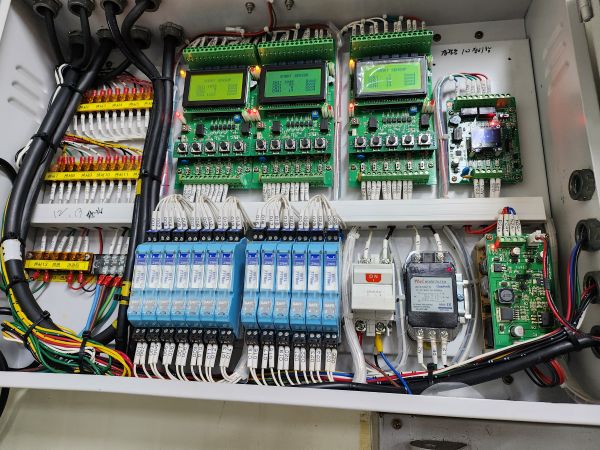 감지기 수신부 내부 배선 및 설정값 확인 4