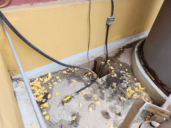 유한테크 신형 전자식 누액감지기 교체 설치 완료 3