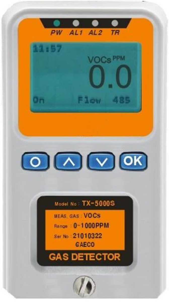 자동흡입식 VOCs 가스감지기 TX-5000S-VOCs 제품