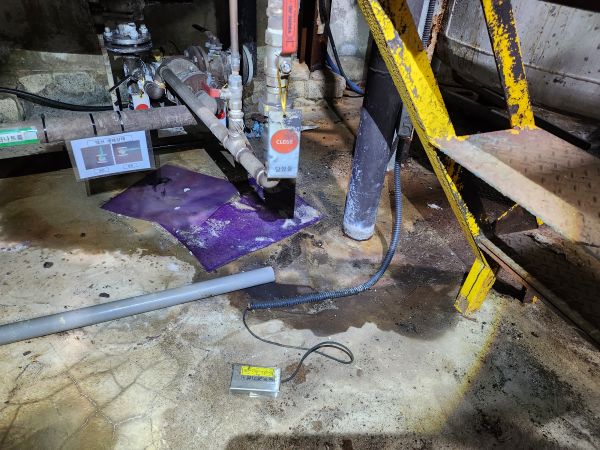 구형 필름식 누액감지기 노후화 상태 4