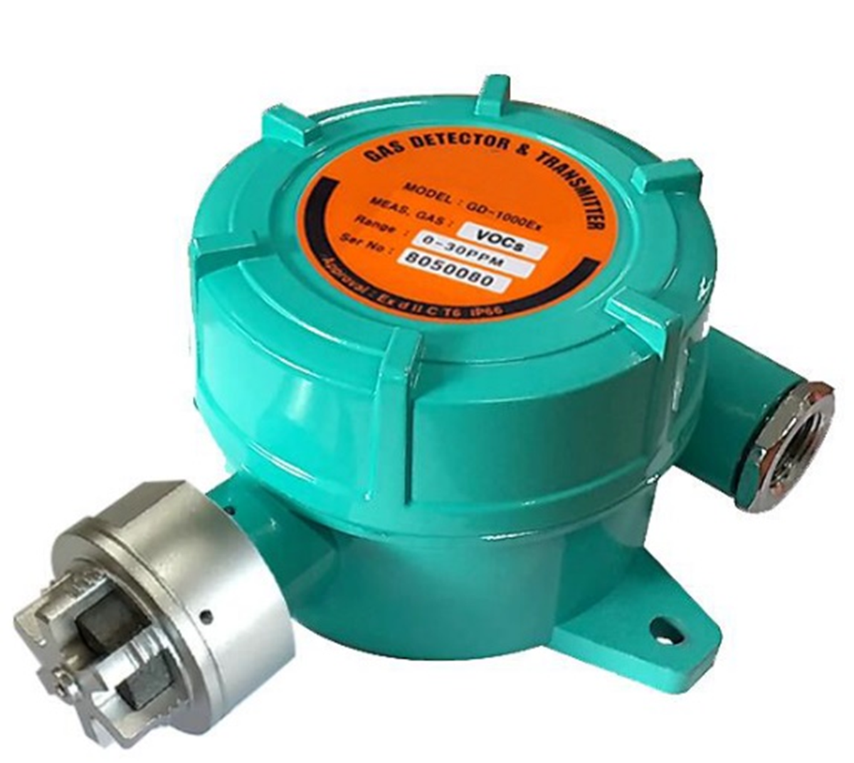 산업용 방폭 VOCs 가스감지기 GD-1000Ex-VOCs 제품 정면 사진