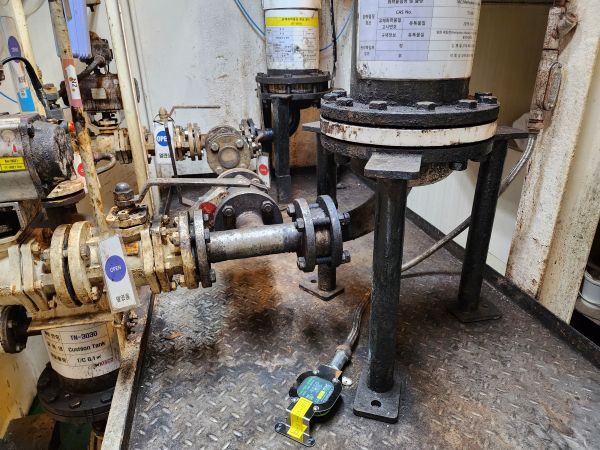 유한테크 신형 전자식 누액감지기 교체 설치 완료 6