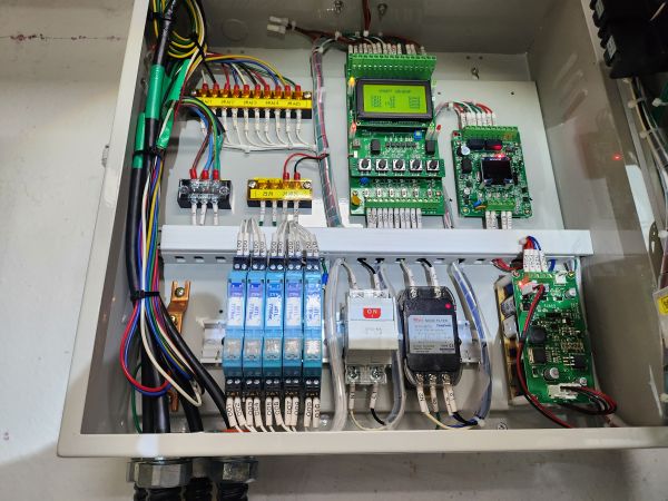 감지기 수신부 내부 배선 및 설정값 확인 3