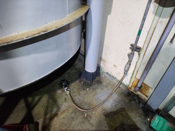 유한테크 신형 전자식 누액감지기 교체 설치 완료 10